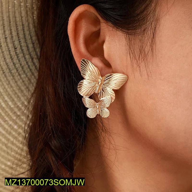 Golden-Plated Drop Earrings