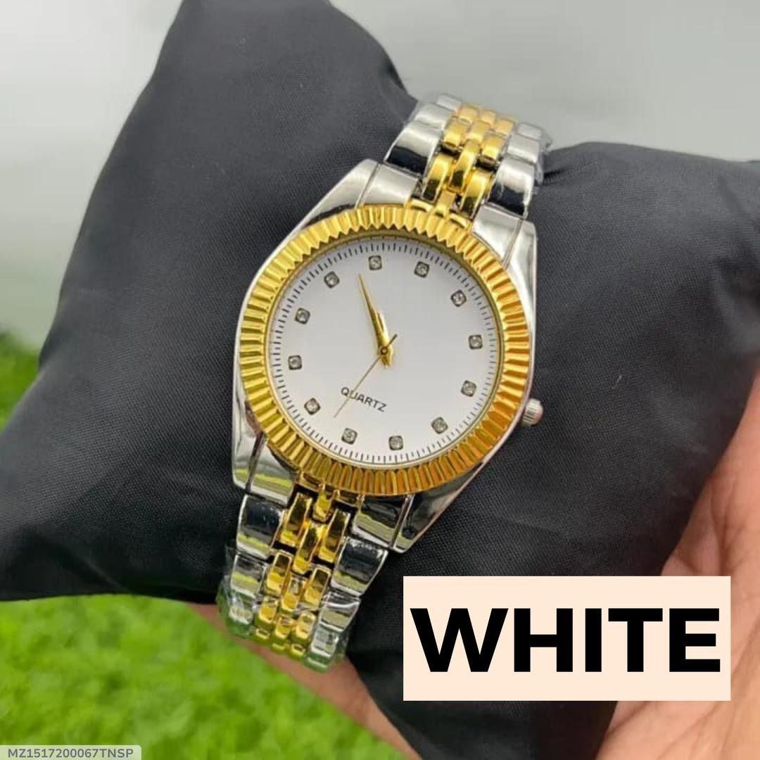 Men’s Stainless Steel Chain Strap Watch