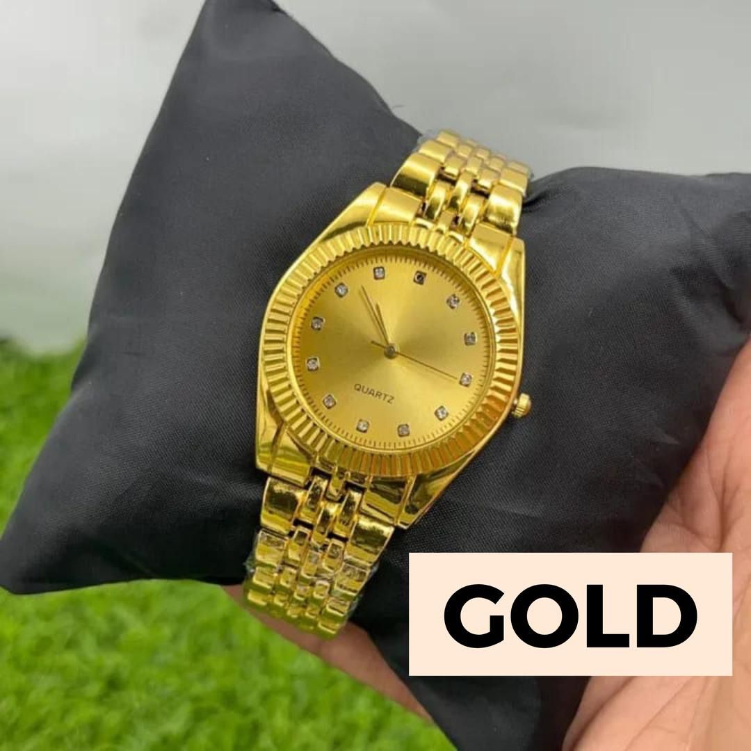 Men’s Stainless Steel Chain Strap Watch