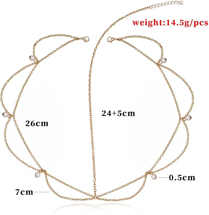 Golden-Plated Head Jewellery