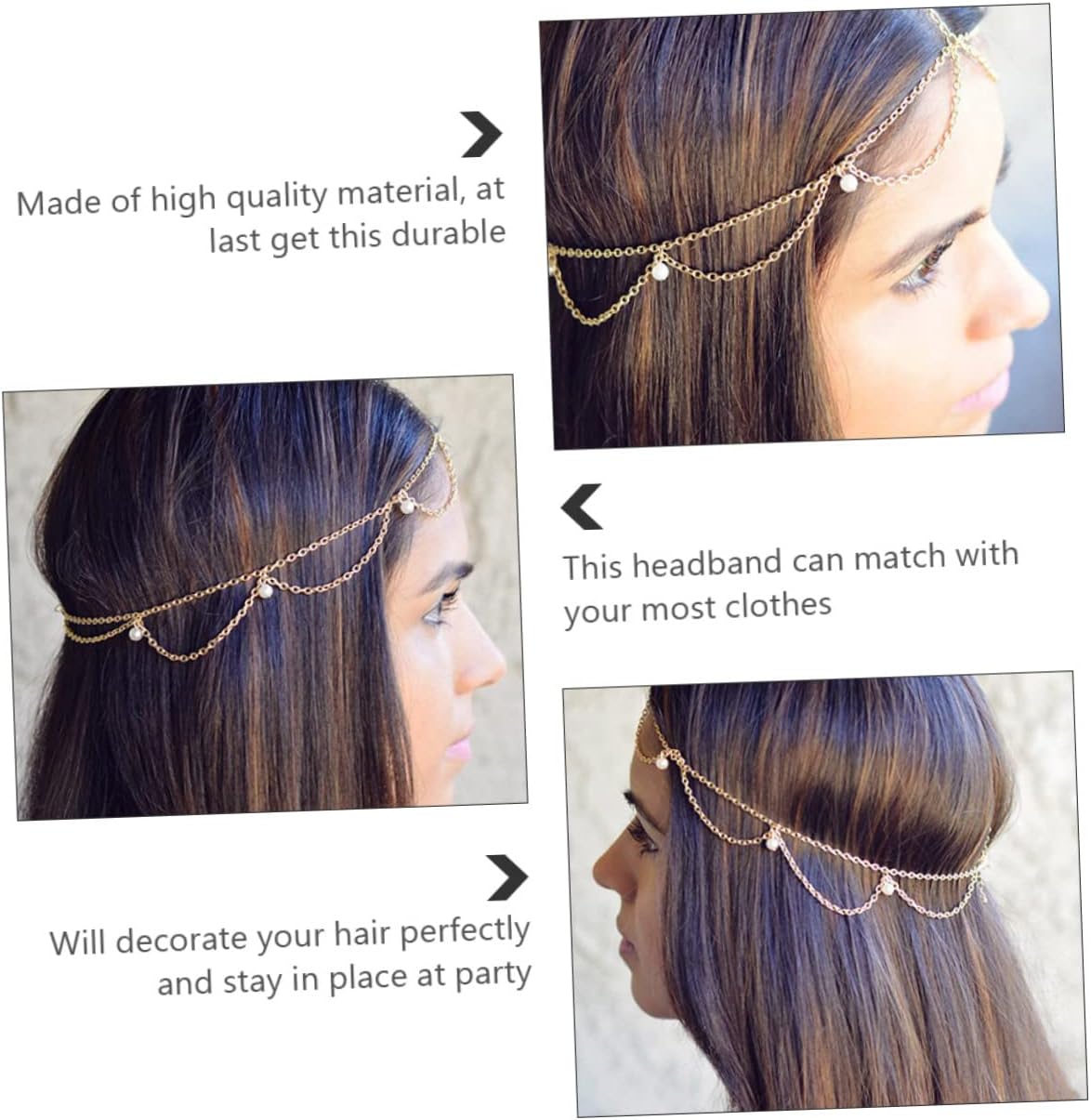 Golden-Plated Head Jewellery